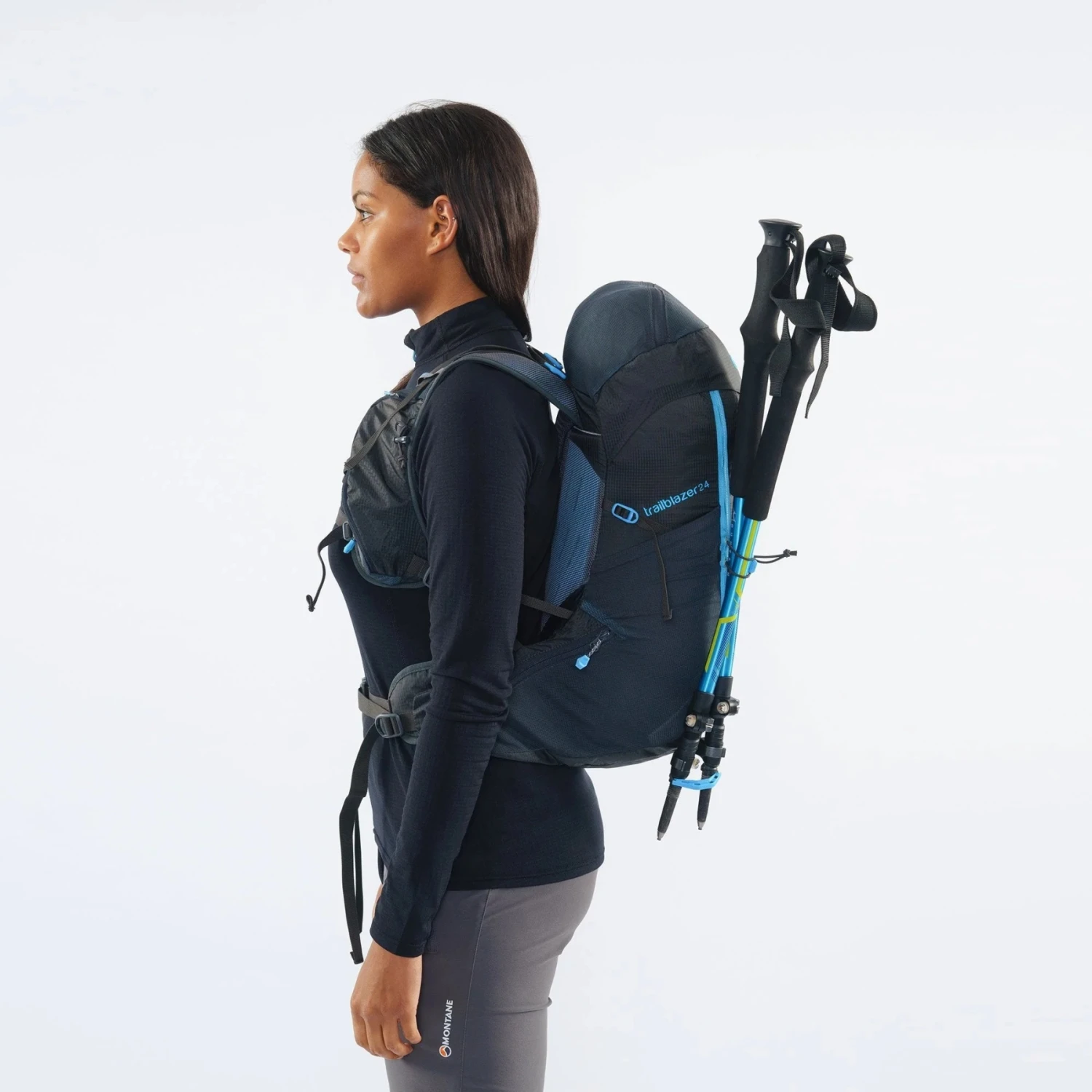 Montane Trailblazer 24L Dames Rugzak - Charcoal 7 Montane Trailblazer 24L Dames Rugzak - Charcoal - Afbeelding 7