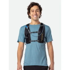 Nathan Sports HyperNight QuickStart 4L 2.0 Hydration Pack - Hi Vis Yellow/Geo Print -Sportwinkel nathan ns30370 hypernight quickstart 4l 2 hivisyellow e 1275444