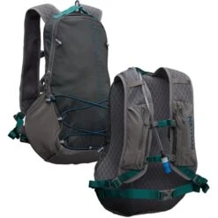 Nathan Sports Crossover Pack - 10L Drinkrugzak - Charcoal / Marine Blue -Sportwinkel nathan sports crossover pack 10l charcoal marine blue 1 1231115