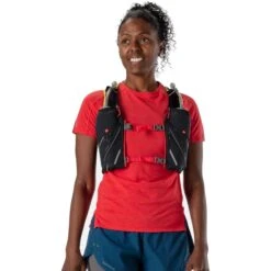 Nathan Sports Pinnacle 4L Women's Hydration Pack - Black / Hibiscus -Sportwinkel nathan sports pinnacle series vapor 4l hydration race vest black hibiscus woman 6 1173858