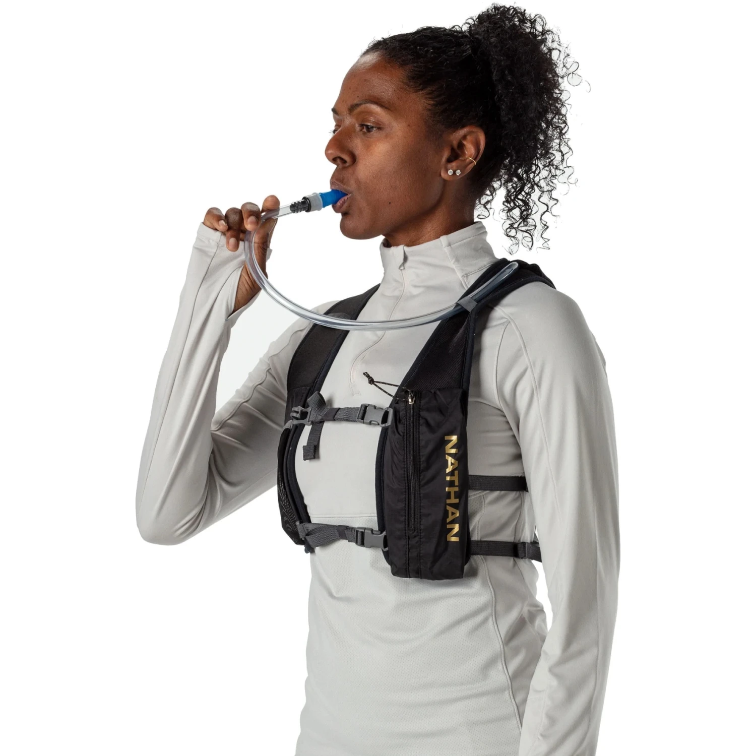 Nathan Sports QuickStart Race Pack Hydration Pack - 4L - Black / Gold 8 Nathan Sports QuickStart Race Pack Hydration Pack - 4L - Black / Gold - Afbeelding 8