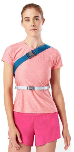 Nathan Sports Run Sling 2L Hardlooprugzak - Deep Blue/Sky Blue -Sportwinkel nathan sports run sling 2l running backpack deep blue sky blue 3 1431256