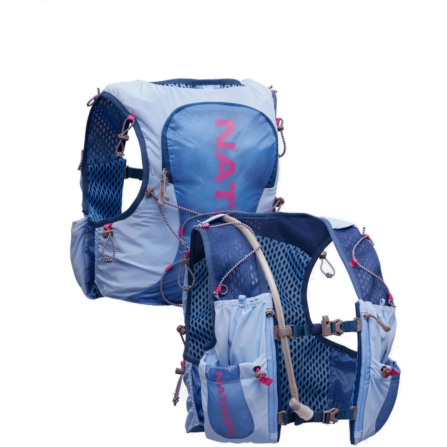 Nathan Sports VaporAiress 3.0 - 7L Hardloop-Vest - Periwinkle/Magenta 3 Nathan Sports VaporAiress 3.0 - 7L Hardloop-Vest - Periwinkle/Magenta - Afbeelding 3