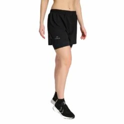 Newline Dallas 2in1 Dames Shorts - Zwart