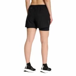 Newline Dallas 2in1 Dames Shorts - Zwart -Sportwinkel newline dallas 2in1 shorts women black 23 1450042 1477821
