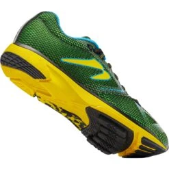 Newton Running Distance S 12 Heren Hardloopschoenen - Forest Green/yellow -Sportwinkel newton running distance s 12 mens running shoes forest green yellow 2 1508898