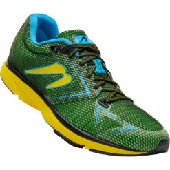 Newton Running Distance S 12 Heren Hardloopschoenen - Forest Green/yellow -Sportwinkel newton running distance s 12 mens running shoes forest green yellow 4 1508896