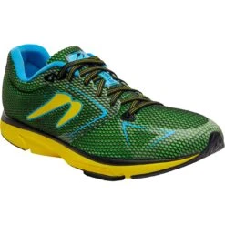 Newton Running Distance S 12 Heren Hardloopschoenen - Forest Green/yellow