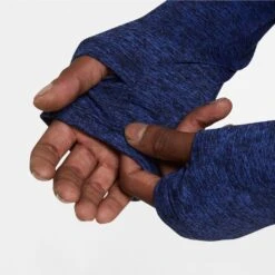 Nike Dri-Fit 1/4-Zip T-Shirt Met Lange Mouwen Heren - Obsidian/game Royal/reflective Silver DD4756-451 -Sportwinkel nike dri fit mens 1 4 zip longsleeve running top obsidian game royal reflective silver dd4756 451 2 1247780