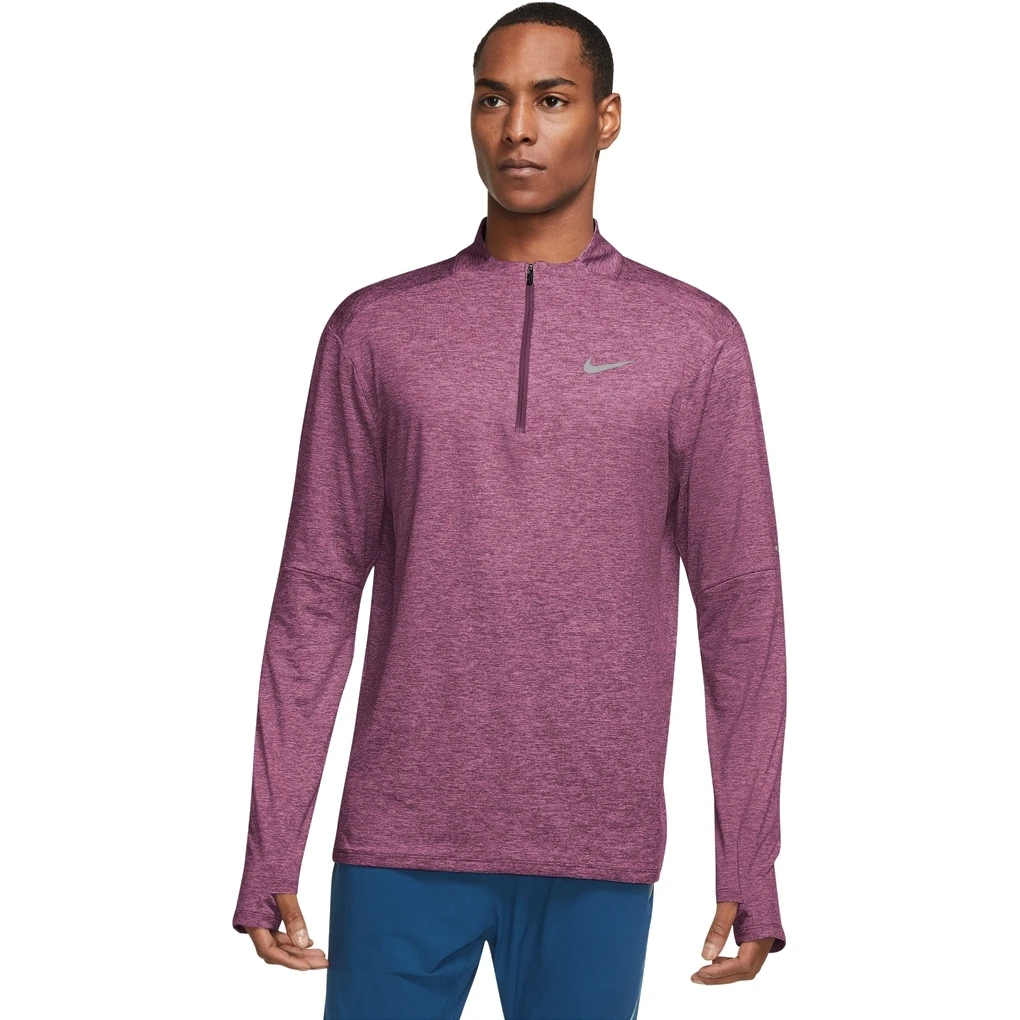 Nike Dri-Fit 1/4-Zip T-Shirt Met Lange Mouwen Heren - Rosewood/rush Fuchsia/reflective Silv DD4756-653 4 Nike Dri-Fit 1/4-Zip T-Shirt Met Lange Mouwen Heren - Rosewood/rush Fuchsia/reflective Silv DD4756-653 - Afbeelding 4