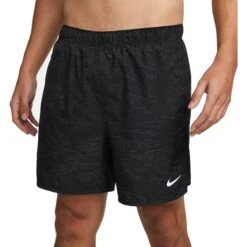 Nike Dri-FIT Run Division Challenger Hardloopshorts Heren - Black/reflective Silver DV9265-010