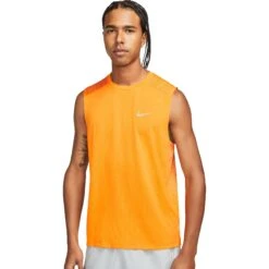 Nike Dri-FIT Run Division Rise 365 Hardloopshirt Heren - Vivid Orange/reflective Silver DX0851-836