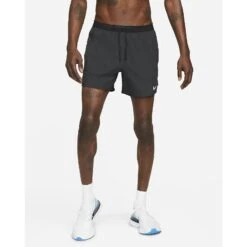 Nike Dri-FIT Stride Korte Hardloopbroek 5" Heren - Black/black/reflective Silver DM4755-010 -Sportwinkel nike dri fit stride men s 5 zoll brief lined running shorts black black reflective silver dm4755 010 8 1216844