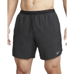 Nike Dri-FIT Stride Brief-Lined Korte Broek 7" Heren - Black/black/reflective Silver DM4761-010