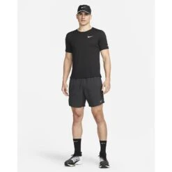 Nike Dri-FIT Stride Brief-Lined Korte Broek 7" Heren - Black/black/reflective Silver DM4761-010 -Sportwinkel nike dri fit stride men s 7 brief lined running shorts black black reflective silver dm4761 010 2 1223813