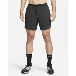 Nike Dri-FIT Stride Brief-Lined Korte Broek 7" Heren - Black/black/reflective Silver DM4761-010 -Sportwinkel nike dri fit stride men s 7 brief lined running shorts black black reflective silver dm4761 010 8 1223819