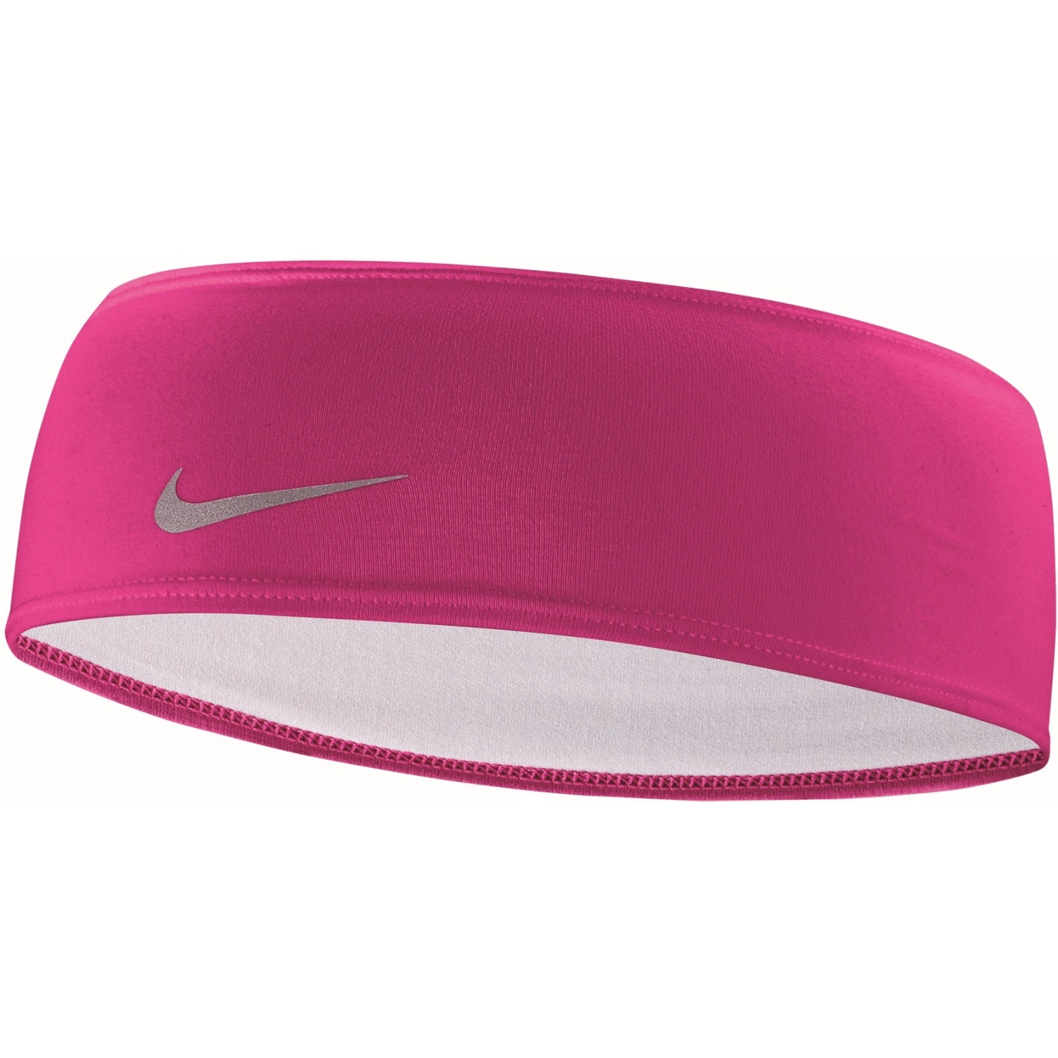 Nike Dri-Fit Swoosh Hoofdband 2.0 - Active Pink/silver 1 Nike Dri-Fit Swoosh Hoofdband 2.0 - Active Pink/silver