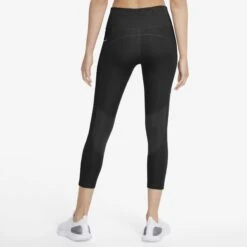 Nike Epic Fast Cropped Hardlooptights Dames - Black/reflective Silver CZ9238-010 -Sportwinkel nike epic fast womens cropped running tights black reflective silver cz9238 010 2 918231