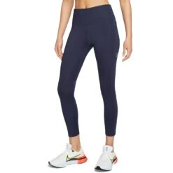 Nike Fast Mid-Rise 7/8-Leggings Dames - Purple Ink/disco Purple FB4656-555