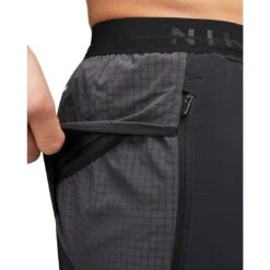 Nike Dri-FIT Trail Running Korte Broek 5" Heren - Black/dark Smoke Grey/white DV9311-010 -Sportwinkel nike mens 5 trail running shorts black dark smoke grey white dv9311 010 6 1424208