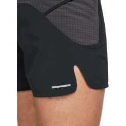 Nike Dri-FIT Trail Running Korte Broek 5" Heren - Black/dark Smoke Grey/white DV9311-010 -Sportwinkel nike mens 5 trail running shorts black dark smoke grey white dv9311 010 7 1424207