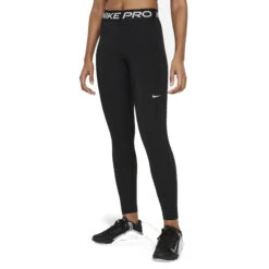 Nike Pro Mid-Rise Tights Dames - Zwart/wit CZ9779-010 13 Nike Pro Mid-Rise Tights Dames - Zwart/wit CZ9779-010 -Sportwinkel nike pro womens tights black white cz9779 010 3 923585