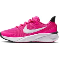 Nike Star Runner 4 Schoenen Voor Kinderen - Fierce Pink/black-white DX7615-601