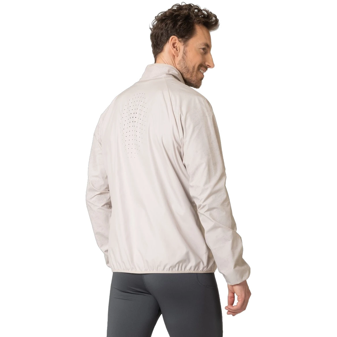 Odlo Essentials Light Reflecterend Hardloopjack Heren - Silver Cloud 2 Odlo Essentials Light Reflecterend Hardloopjack Heren - Silver Cloud - Afbeelding 2