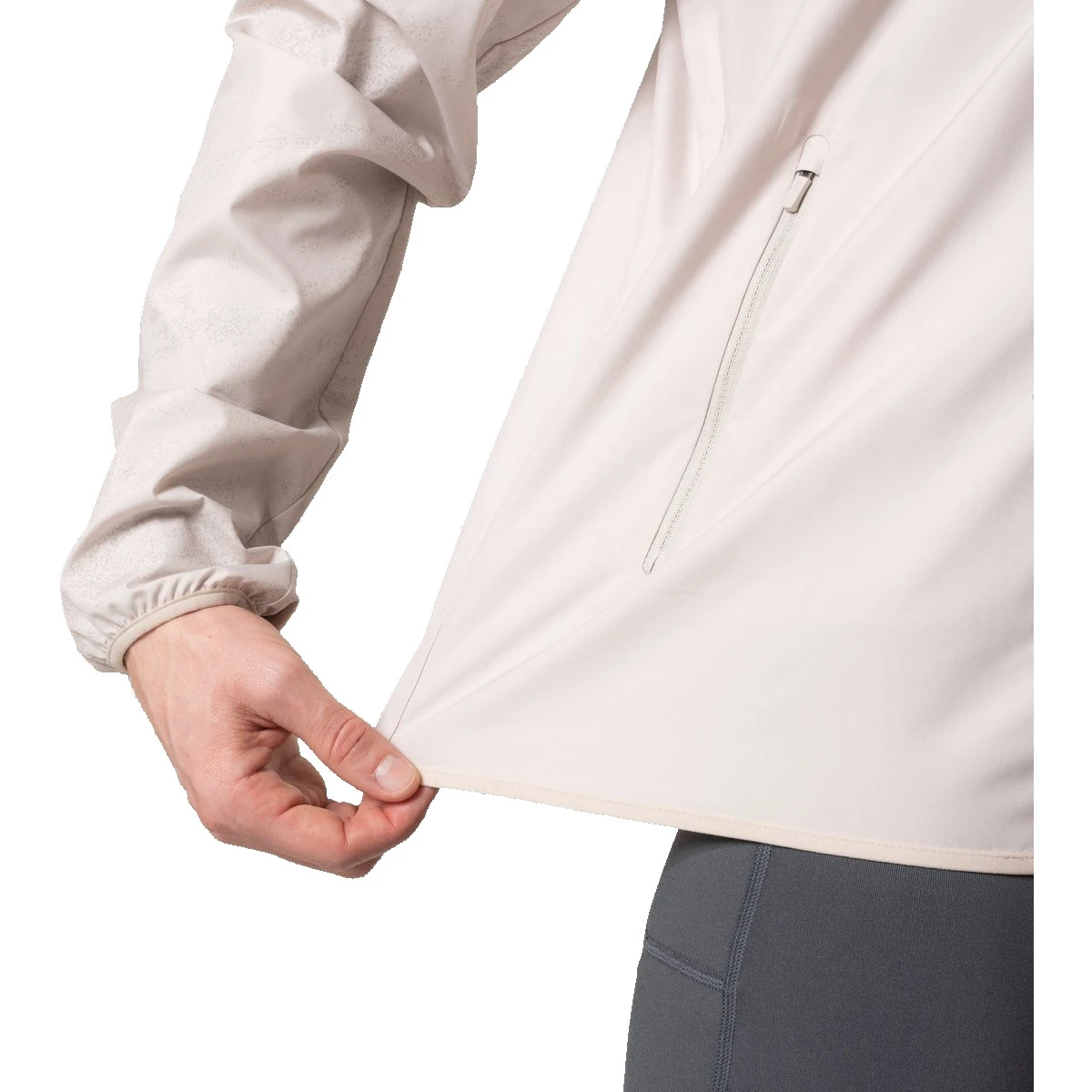 Odlo Essentials Light Reflecterend Hardloopjack Heren - Silver Cloud 4 Odlo Essentials Light Reflecterend Hardloopjack Heren - Silver Cloud - Afbeelding 4