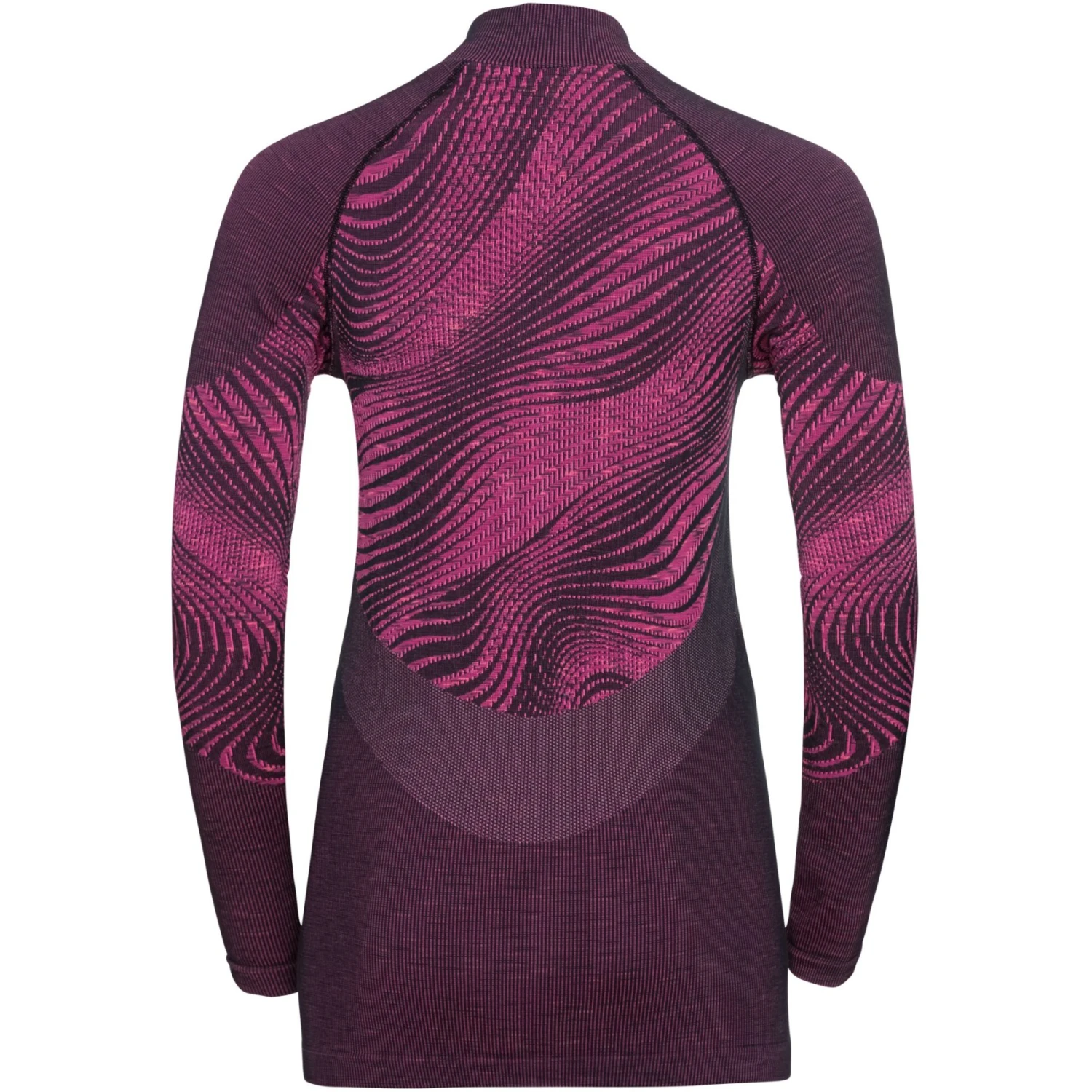 Odlo Blackcomb Eco Dames Basislaag Met Halve Rits - Festival Fuchsia - Space Dye 2 Odlo Blackcomb Eco Dames Basislaag Met Halve Rits - Festival Fuchsia - Space Dye - Afbeelding 2