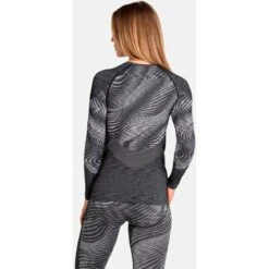 Odlo Blackcomb Eco Dameshemd Met Lange Mouwen - Black - Space Dye 11 Odlo Blackcomb Eco Dameshemd Met Lange Mouwen - Black - Space Dye -Sportwinkel odlo womens blackcomb eco long sleeve baselayer black space dye 2 1327783