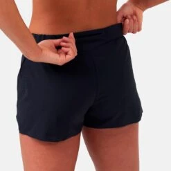 Odlo Zeroweight 3 Inch Hardloopshort Dames - Zwart -Sportwinkel odlo womens zeroweight 3 inch running shorts black 4 1328804