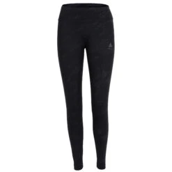 Odlo Zeroweight Print Reflecterende Tight Dames - Zwart