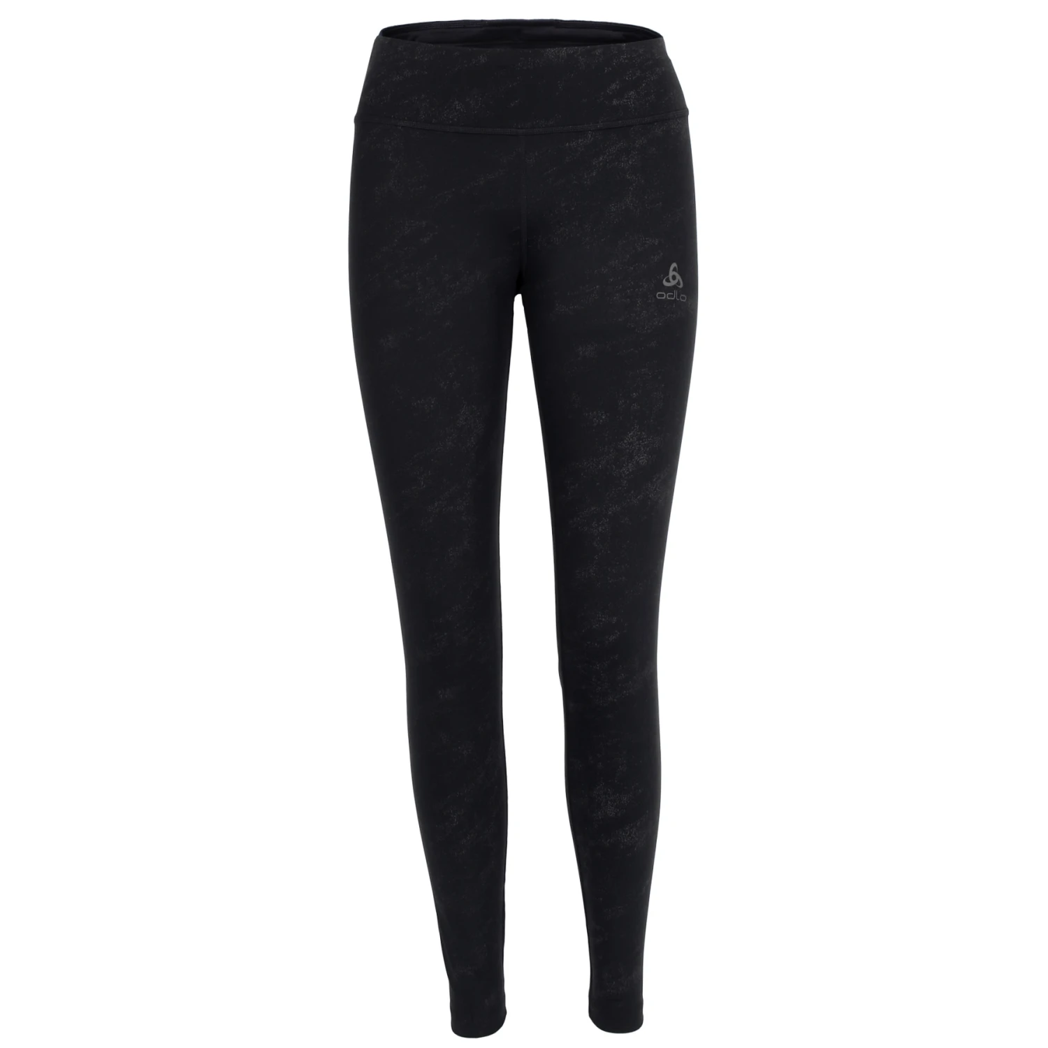 Odlo Zeroweight Print Reflecterende Tight Dames - Zwart 1 Odlo Zeroweight Print Reflecterende Tight Dames - Zwart
