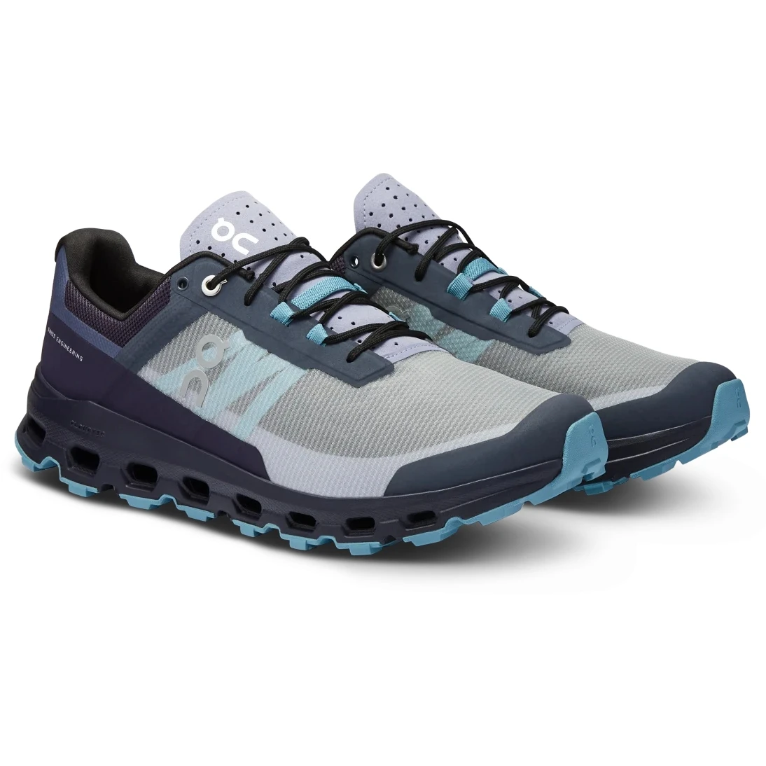 On Running On Cloudvista Dames Trail Hardloopschoenen - Navy & Wash 1 On Running On Cloudvista Dames Trail Hardloopschoenen - Navy & Wash