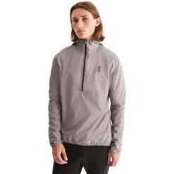 On Running On Waterproof Anorak Herren - Zinc -Sportwinkel on waterproof anorak men zinc 2 1531841
