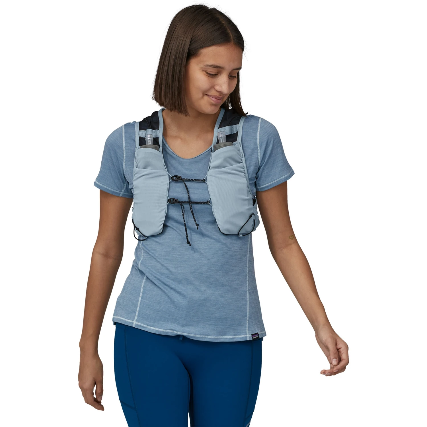 Patagonia Slope Runner Endurance Hardloop-Bodywarmer Met Drinksysteem - Steam Blue 2 Patagonia Slope Runner Endurance Hardloop-Bodywarmer Met Drinksysteem - Steam Blue - Afbeelding 2