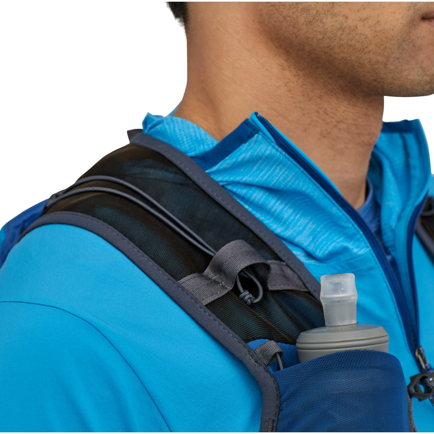 Patagonia Slope Runner Endurance Hardloop-Bodywarmer Met Drinksysteem - Steam Blue 4 Patagonia Slope Runner Endurance Hardloop-Bodywarmer Met Drinksysteem - Steam Blue - Afbeelding 4