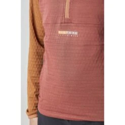 Picture Organic Clothing Picture Tahita 1/4 Grid Dames Fleece Trui - Cedar Wood -Sportwinkel picture tahita 1 4 grid fleece pullover cedar wood 6 1462747
