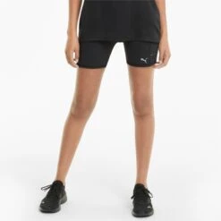 Puma Favorite Hardloop-Half-Tights Dames - Puma Black -Sportwinkel puma favorite womens short running tights puma black 3 1234619