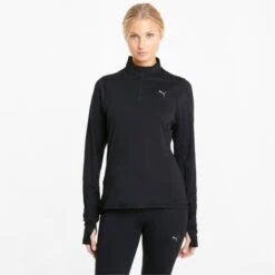 Puma Favourite 1/4-Zip Hardloopshirt Dames - Puma Black 9 Puma Favourite 1/4-Zip Hardloopshirt Dames - Puma Black -Sportwinkel puma favourite 1 4 zip womens running shirt puma black 3 1235015