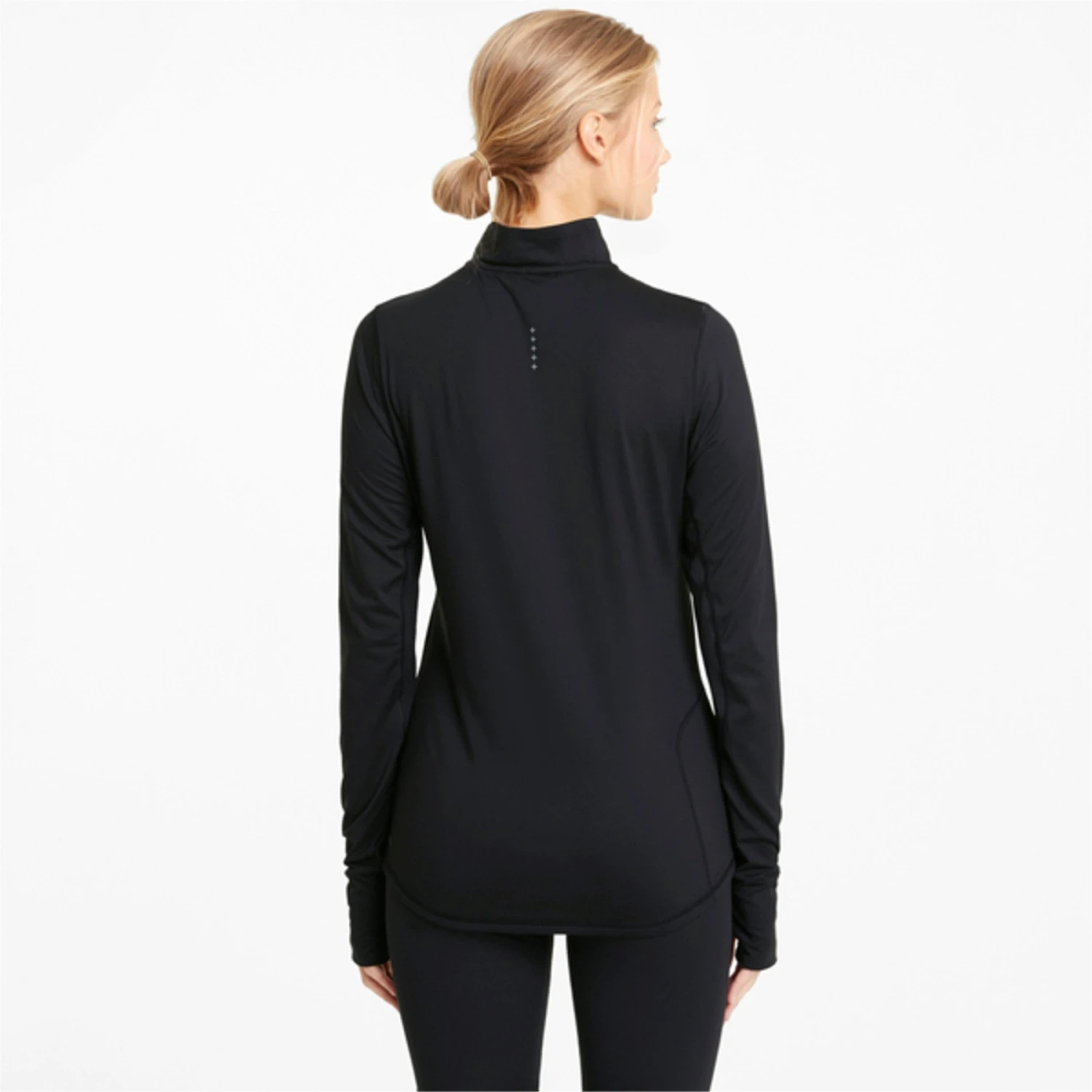 Puma Favourite 1/4-Zip Hardloopshirt Dames - Puma Black 4 Puma Favourite 1/4-Zip Hardloopshirt Dames - Puma Black - Afbeelding 4