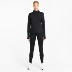 Puma Favourite 1/4-Zip Hardloopshirt Dames - Puma Black 11 Puma Favourite 1/4-Zip Hardloopshirt Dames - Puma Black -Sportwinkel puma favourite 1 4 zip womens running shirt puma black 5 1235017