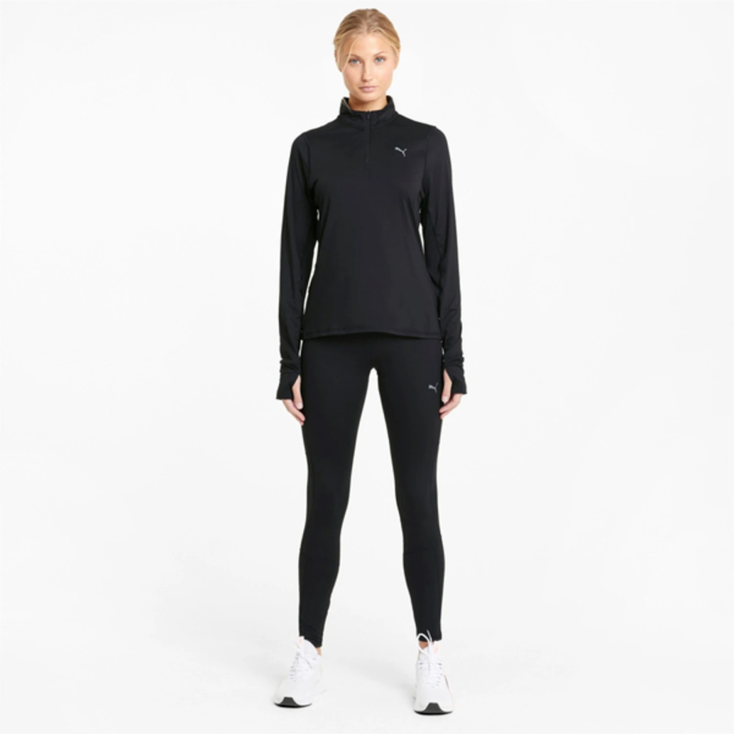 Puma Favourite 1/4-Zip Hardloopshirt Dames - Puma Black 5 Puma Favourite 1/4-Zip Hardloopshirt Dames - Puma Black - Afbeelding 5