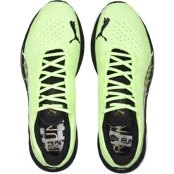 Puma Velocity Nitro 2 Run 75 Hardloopschoenen Heren - Fast Yellow-Puma Black -Sportwinkel puma velocity nitro 2 run 75 mens running shoes fast yellow puma black 4 1390076