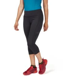 Rab Talus Dames 3/4 Legging - Zwart -Sportwinkel rab talus women s 3 4 tights black 5 1443694