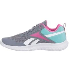 Reebok Rush Runner 5 Hardloopschoenen Kinder - Cold Grey 3/cyber Mint F23/true Pink -Sportwinkel reebok rush runner 5 kids running shoes cold grey 3 cyber mint f23 true pink 3 1557759