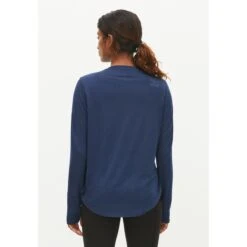 Röhnisch Saima Loose Shirt Met Lange Mouwen Dames - Black Iris -Sportwinkel roehnisch saima loose womens long sleeve shirt black iris 3 1250096