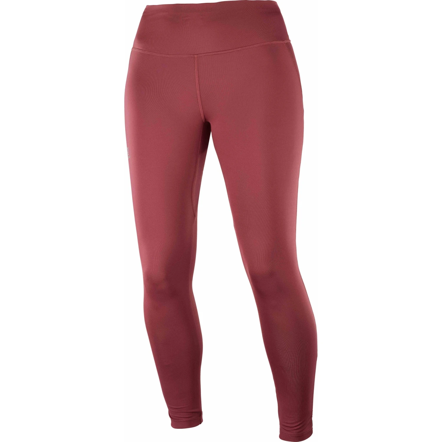 Salomon Agile Long Tights Women - Pomegranate 1 Salomon Agile Long Tights Women - Pomegranate