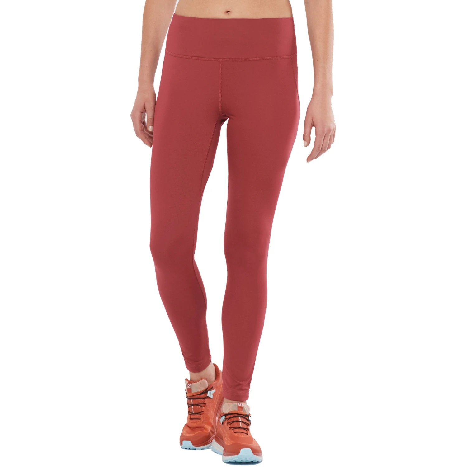 Salomon Agile Long Tights Women - Pomegranate 3 Salomon Agile Long Tights Women - Pomegranate - Afbeelding 3